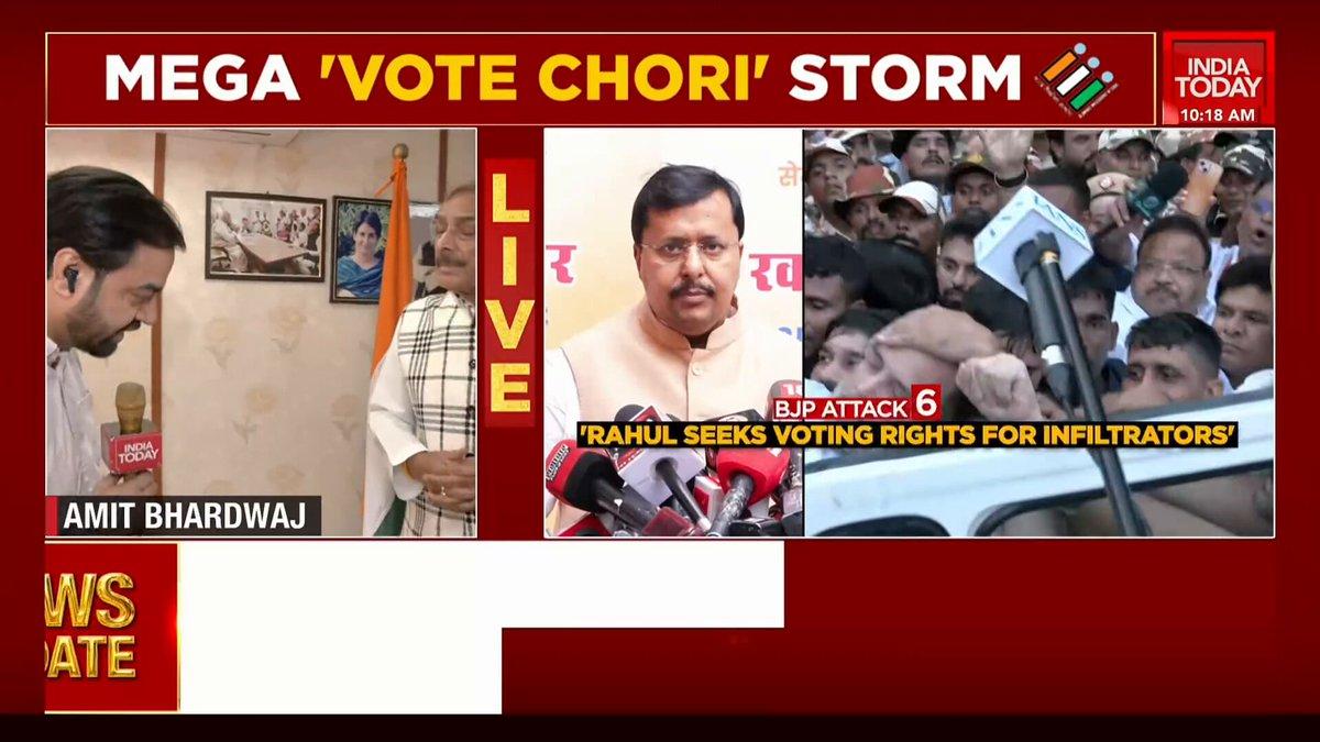RT by @Sriya_Kundu: Congress MP Pramod Tiwari outlines the plan of action for today. | @Sriya_Kundu @PramodTiwari700 @Tweets_Amit