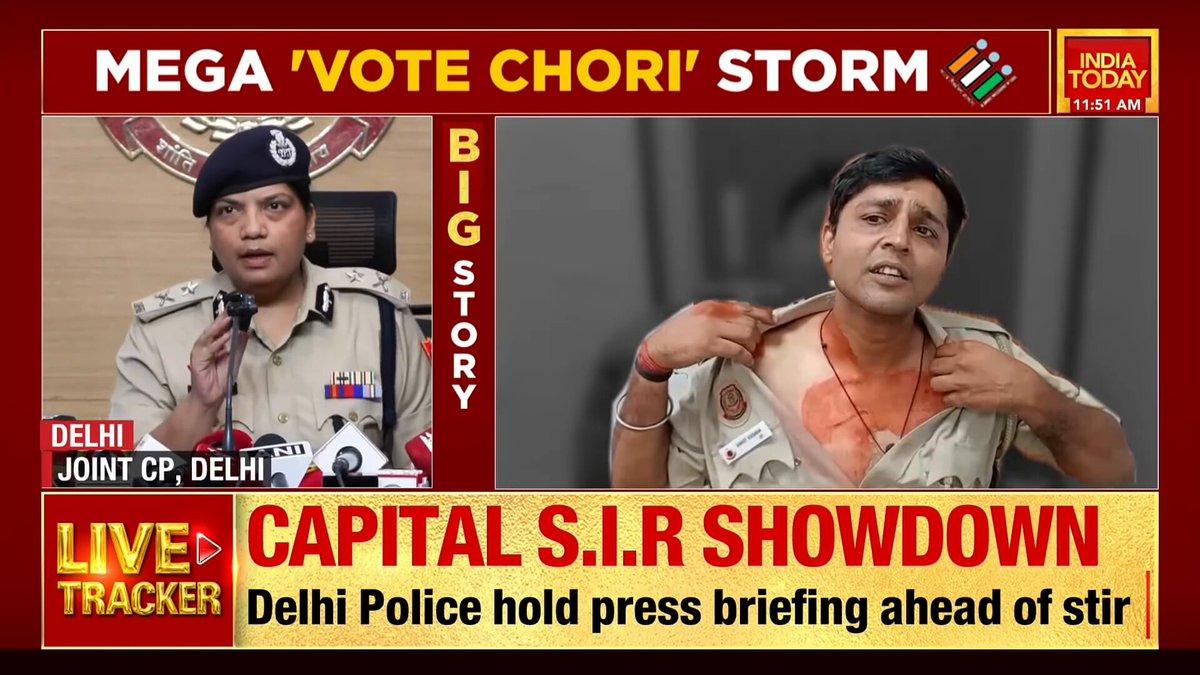RT by @manhunter000: No permission granted for CJP protest tomorrow. Joint CP Nupur Prasad briefs the media | @PoojaShali