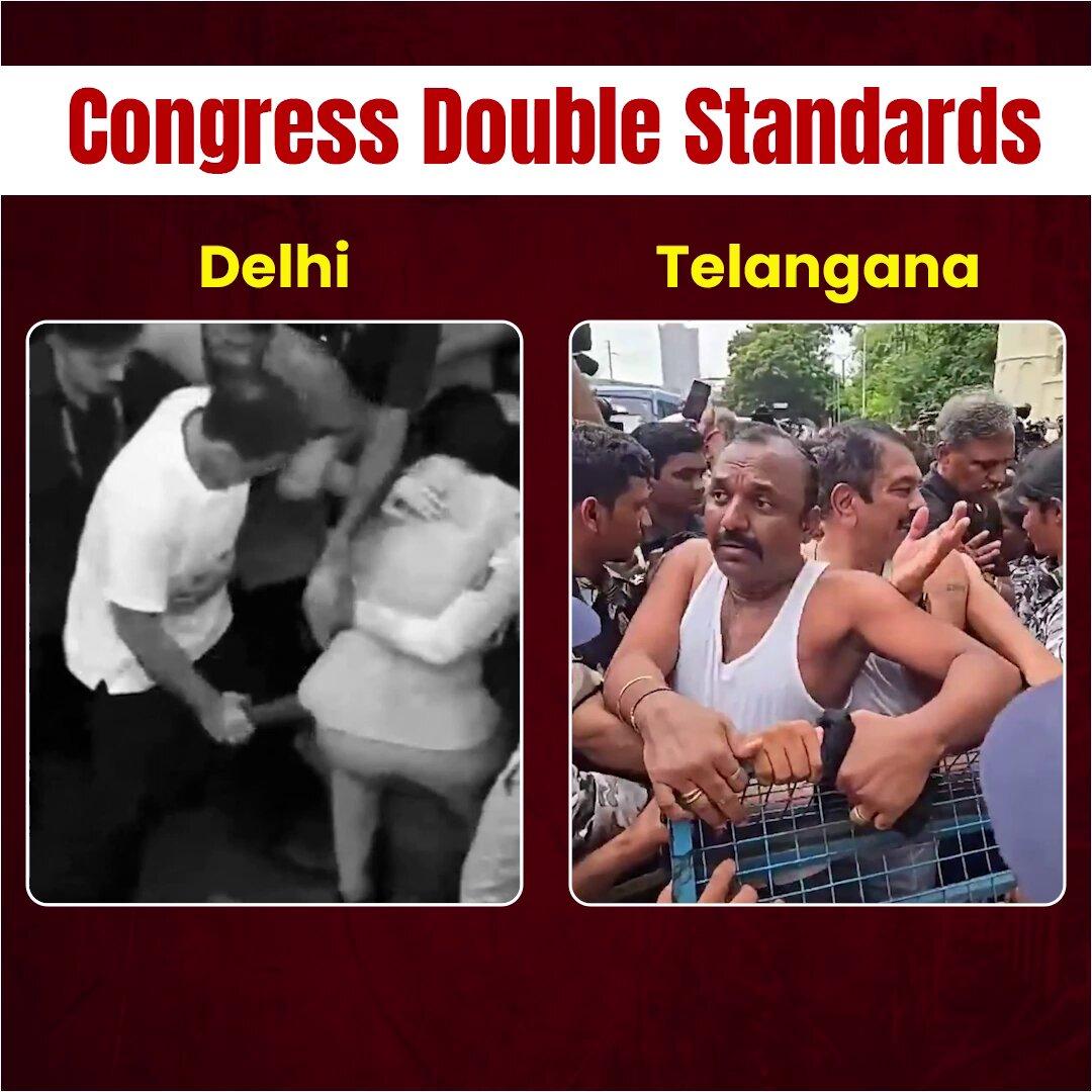 Congress Double Standards Exposed by @RSPraveenSwaero🔥🔥