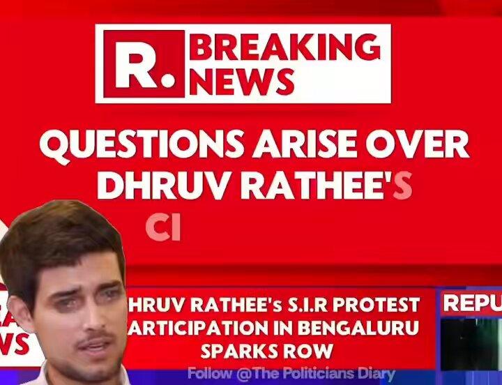 🚨 Former Bengaluru Police Commissioner and BJP leader @Nimmabhaskar22 has sought verification of @dhruv_rathee ’s citizenship, visa status, and immigration compliance after his participation in an ant