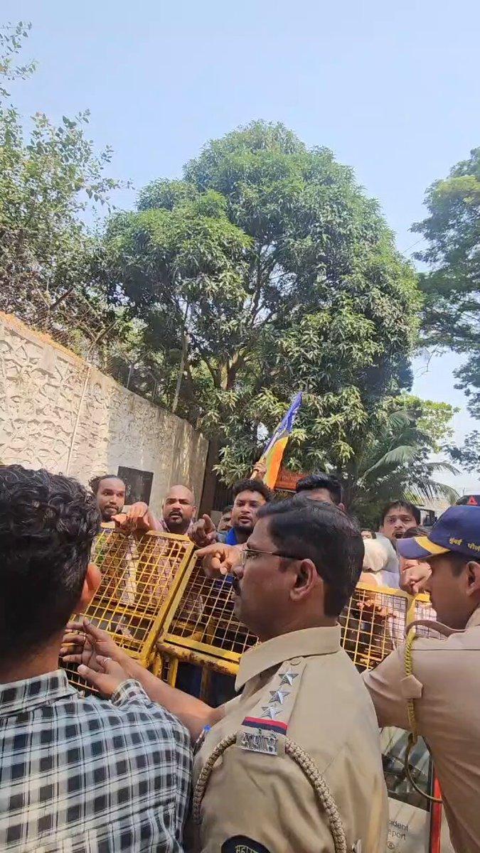 RT by @1234uday: @VBAforIndia party workers were stopped near YelloGate police station in . They all had gathered for protest