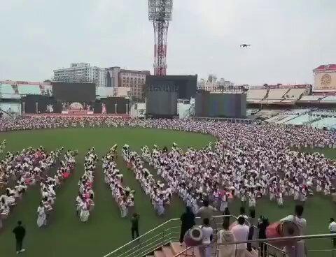 RT by @sahoo_babiram: 🇮🇳is celebrating with ancient tradition in Iden Garden..🇮🇳🪷🚩🙏🙏