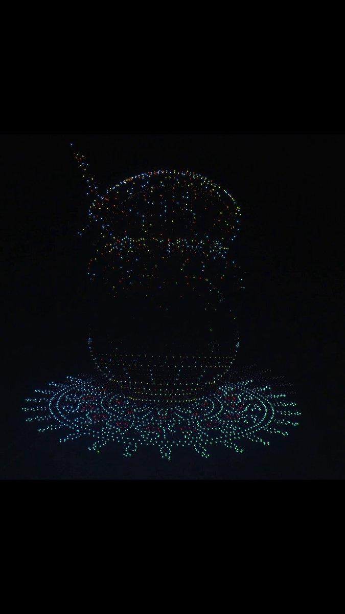 RT by @IndiaSpeaksPR: Craziest Drone Show Ever !!