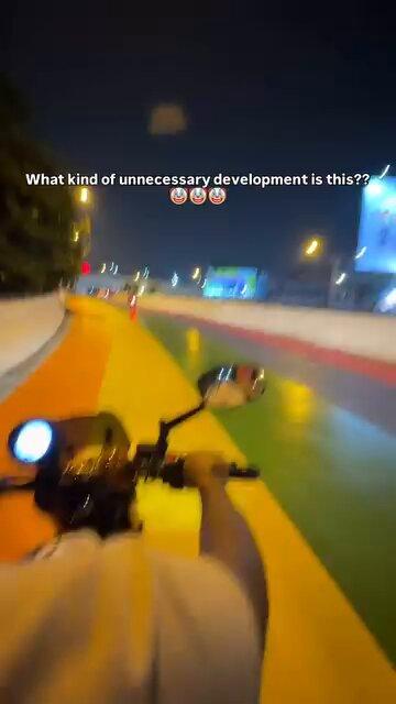 RT by @1234uday: In different parts of the roads have been painted like this. Being a civil engineer by profession I was just searching for the cost incurred for this make over. As per CPWD D