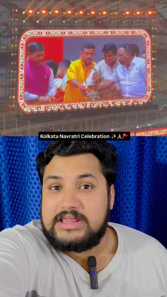 Navratri Durga Puja EdenGardens ✨️🙏 6 months of Government cooked50 years of Government😱🚨 Kolkata's iconic Eden Gardens hosted a grand inaugural celebration for Durga Puja and Navratri on Mahalaya, Oc