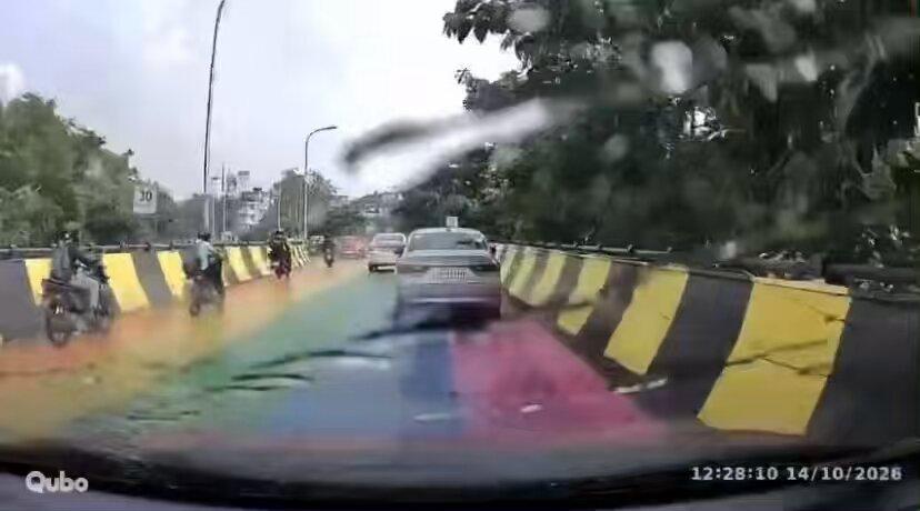 RT by @rizwan0501: Dear Bikers plz avoid these painted roads in #Kolkata. Such a colossal waste of money. This is not AI generated - this is proof of absolute stupidity. How can we paint motorable roa