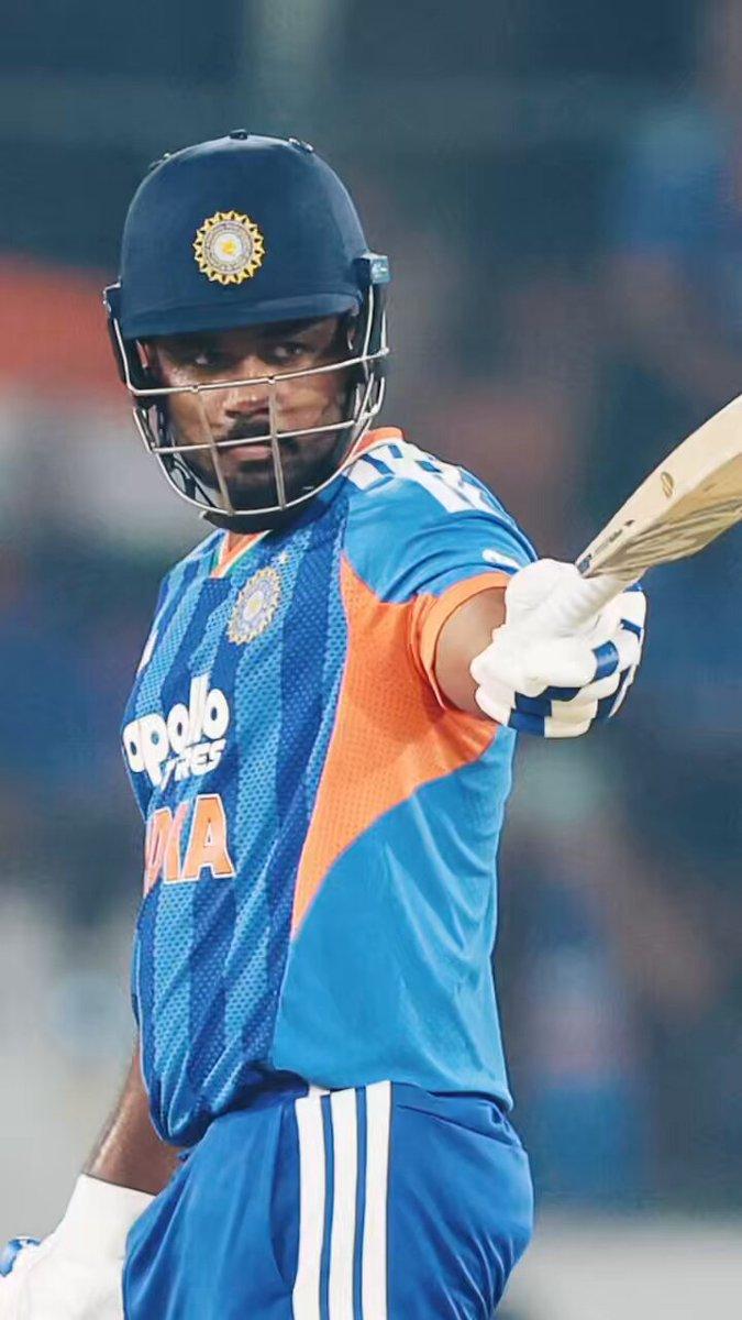 PLAYED, SANJU SAMSON! 🔥👏 💥 56 off just 23 balls! 🇮🇳 A blazing knock that thrilled the Hyderabad crWELL owd and gave India a flying start! What a treat for the fans before his innings came to an end. 🏏