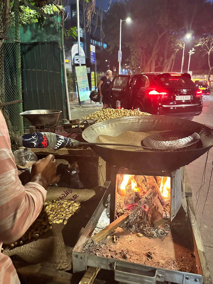 RT by @kartiksriniva20: You can’t beat the Roasted street nuts in .. love the vibe on the streets ..