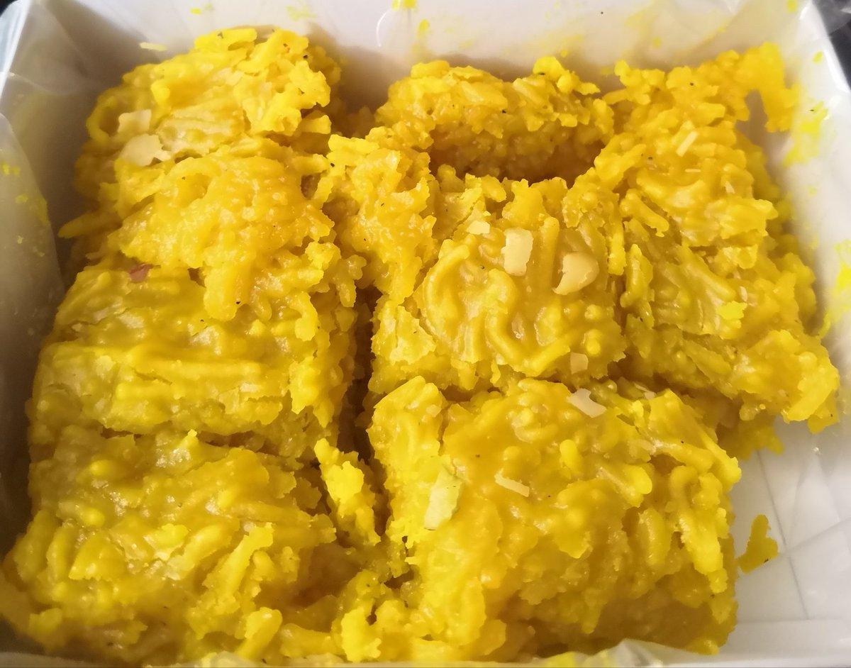 RT by @w_karve: #Pune #Food #SevBarfi Sev Barfi from Bhavnagri Sweet Mart Pune Camp