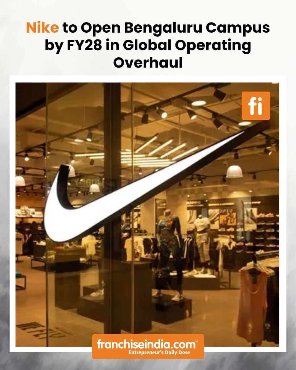 @Nike Inc plans to open a new campus in Bengaluru by FY28 to strengthen its operations in India, as per media reports. Read more: https://shorturl.at/sIL29