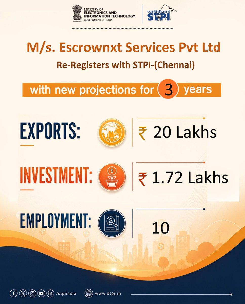 RT by @arulstpi256: Congratulations M/s.Escrownxt Services Pvt Ltd ! for renewal of license! @AshwiniVaishnaw @JitinPrasada