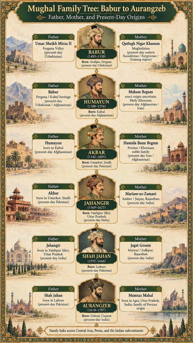 I was today years old when I learned that Jahangir and Shah Jahan's mothers were Rajput royalty from Rajasthan. So basically, the Rajput Rajasthani DNA did run the Mughal Empire in their reigns