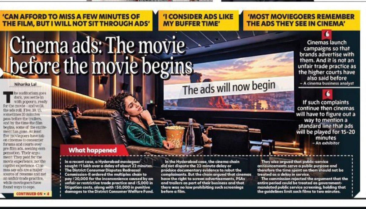 Remmber the good old times ... the bell would be rang, just before the start of the movie screening, all the smokers and late comers would make a quick dash from the lobby to the their seats. Those we