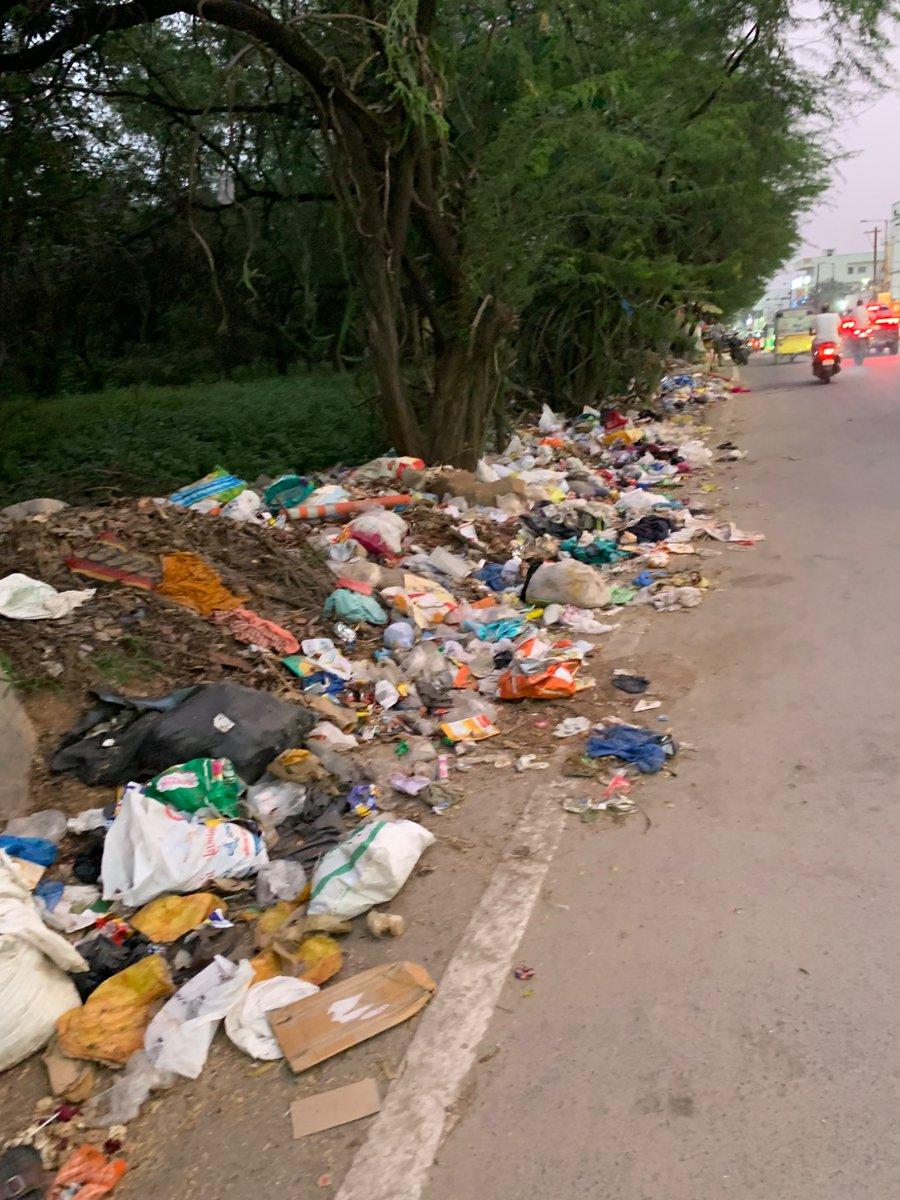 R to @Mee_Rudra: If that’s the case what do you call these types .Waste pile up across northern part of Hyderabad. Everyone is focused on ORR but d actual thing is sub roads & near by it. Full of wast