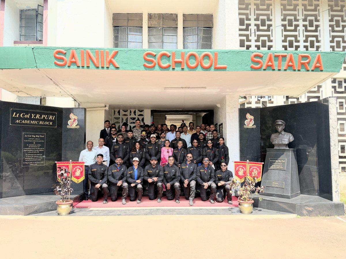 RT by @Vishal38469199: ⚓Day 4 | Fleet to Forts 🏍️🇮🇳 The expedition proceeded from to , where they visited . At , the team engaged with the vibrant students and f