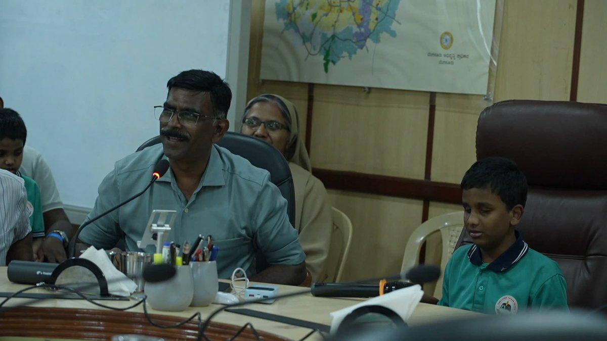 : For 65 visually impaired children from Jyothi Seva School for the Blind, a visit to the BDA office was a first glimpse into how a government office works. The children met officials, explo