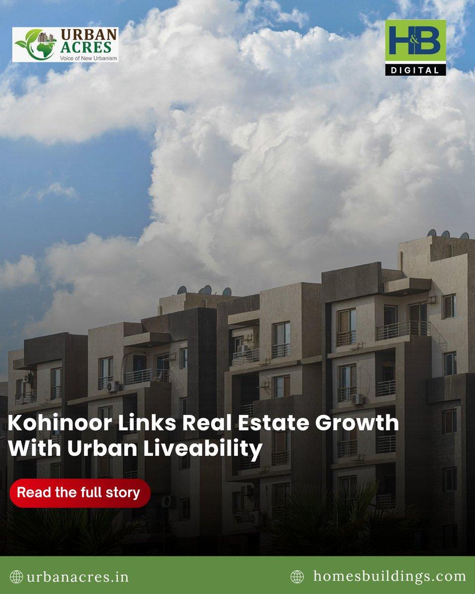 Kohinoor Group is scaling housing and commercial development while focusing on connectivity, liveability, infrastructure and everyday urban needs. Read more : https://homesbuildings.com/kohinoor-links