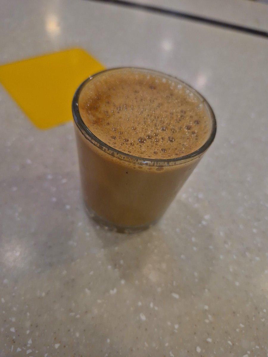Frothy filter coffee in a boiling hot cutting glass, 19°C chill in the air. ​Bangalore mornings really make you forgive the traffic. Almost. ☕