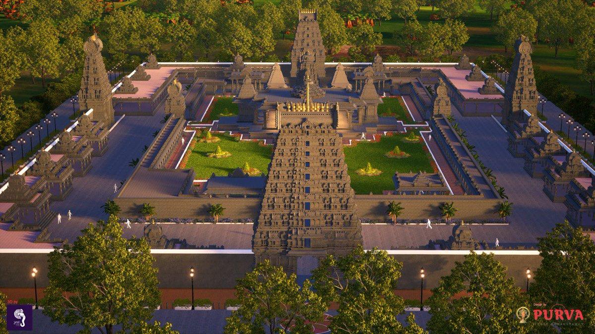 🛕 Telangana sanctions ₹1,108.27 crore for Sri Omkareswara Swamy Temple development at Manchirevula, Gandipet. ▪️₹948.65 cr: temple complex ▪️₹159.62 cr: 2.5-km six-lane road A planned spiritual landma