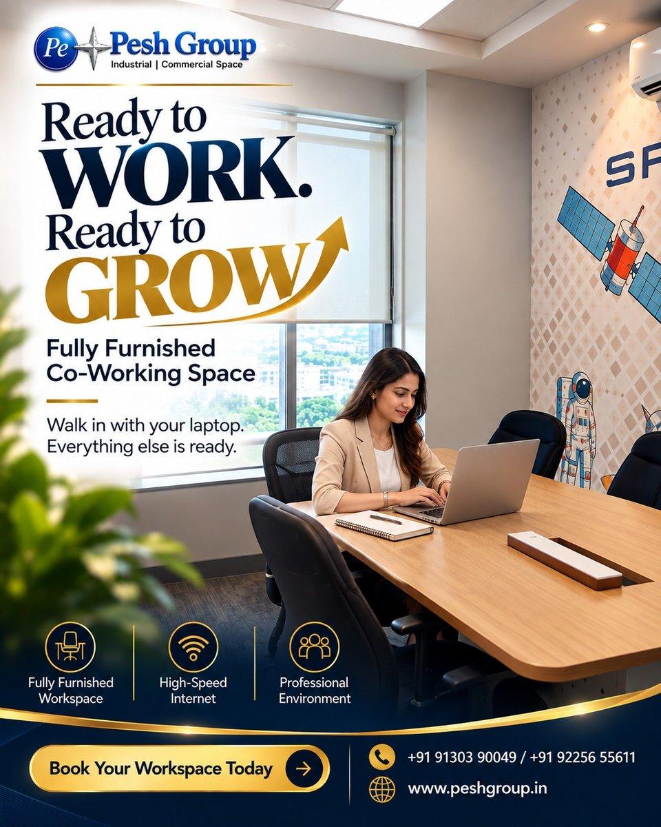 Stop searching. Start working. 🚀 Get a fully furnished co-working workspace where comfort meets professionalism. Whether you're a startup, freelancer, consultant, or growing team, move in and get stra