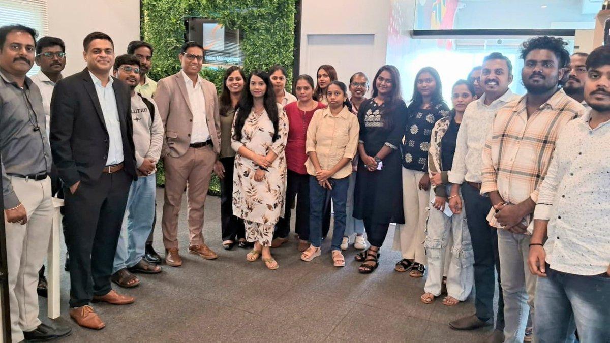 Working together towards bigger goals. Ramgopal Nanda, Chief Business Officer, along with the Bengaluru team. https://www.stmpl.co.in