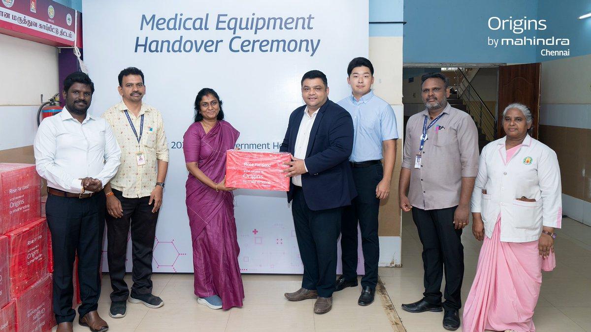 Better healthcare begins with better access. Our CSR initiative at Government Hospital, Ponneri, equips the hospital with essential medical equipment to help strengthen care for its 1,500+ daily outpa