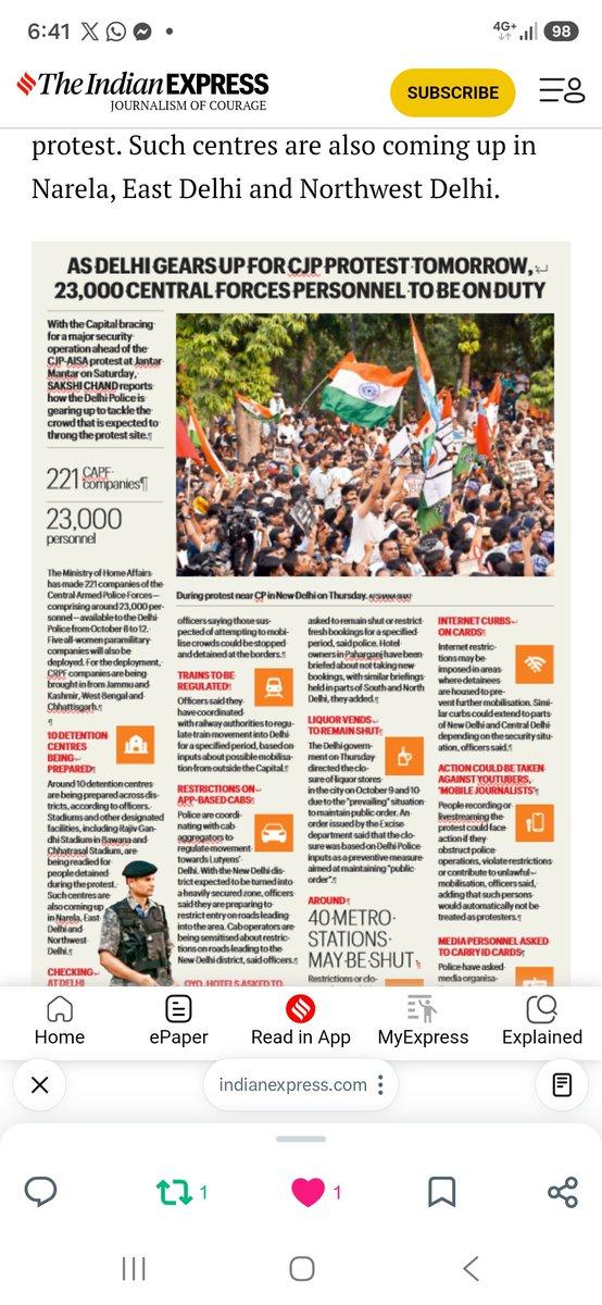 Will be a for @BJP4India headed @narendramodi led @AmitShah misled govt? Will @ECISVEEP resign? If police action against protectors lead to the fall o