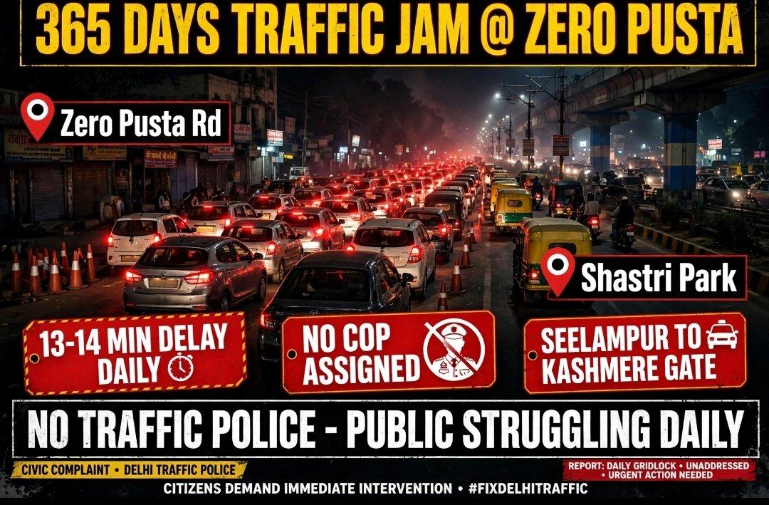 @dtptraffic @gupta_rekha @PMOIndia @narendramodi 0 value for people living in jamunapar????? Why?? Daily traffic why? No police outside why? Why @dtptraffic is so careless? @RahulGandhi @ArvindKejriwa