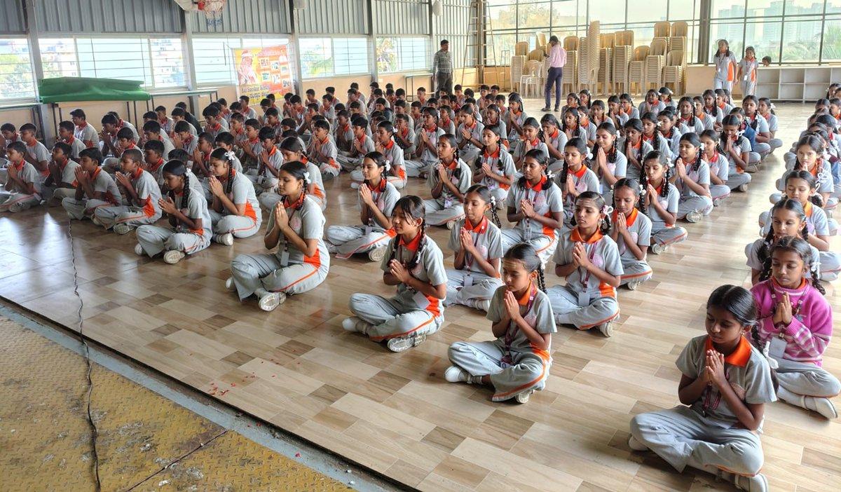 R to @AshramBlr: Sant Shri Asharamji Bapu initiated classes to teach children moral values and ethics. On Oct. 7th, 2026, the Trust team in conducted these classes at Pr