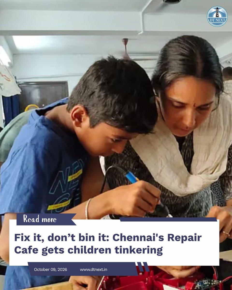 encourages children and parents to open a broken toy, understand what went wrong, and try to fix it together. The next ’s Repair Cafe will be held on Oct 10 at Casa Grand