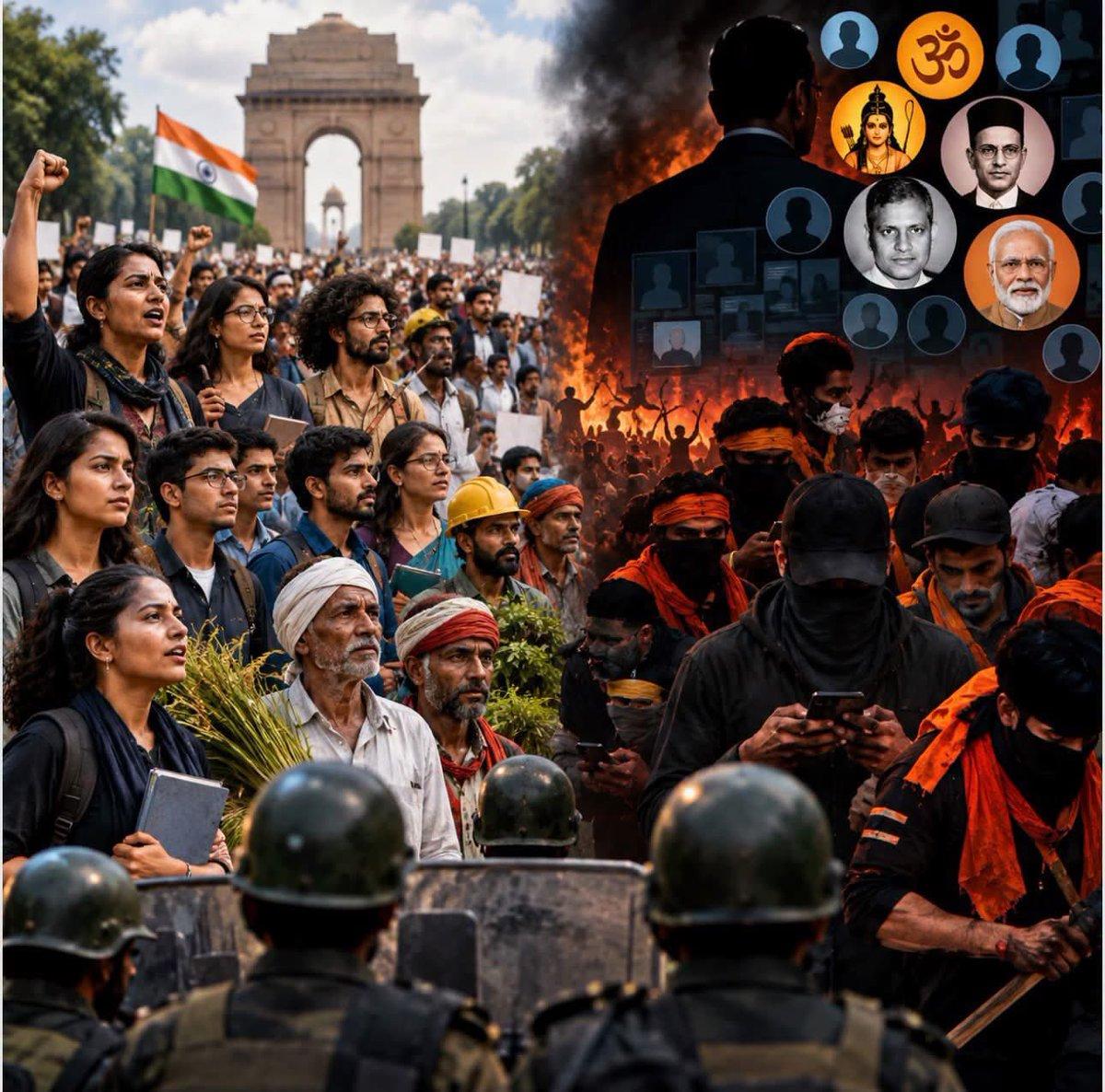 RT by @fannaforu: Look at the protest in Delhi… MPs, lawyers, writers, artists, students, teachers, farmers, workers, activists… It is informed and conscious people who are ou