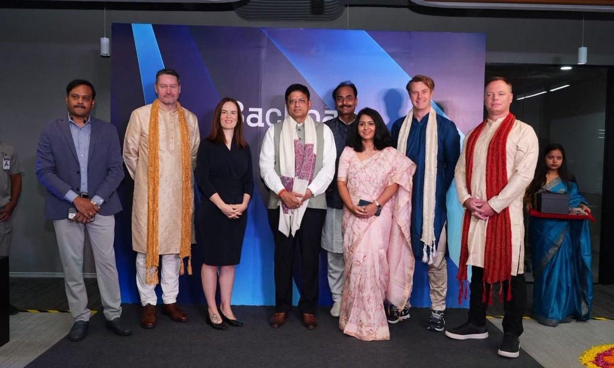 Telangana aims to position Hyderabad as a global confidence centre, Sridhar Babu said at the inauguration of Backbase’s 30,000-square-foot Hitec City development centre, expected to create 300 skilled