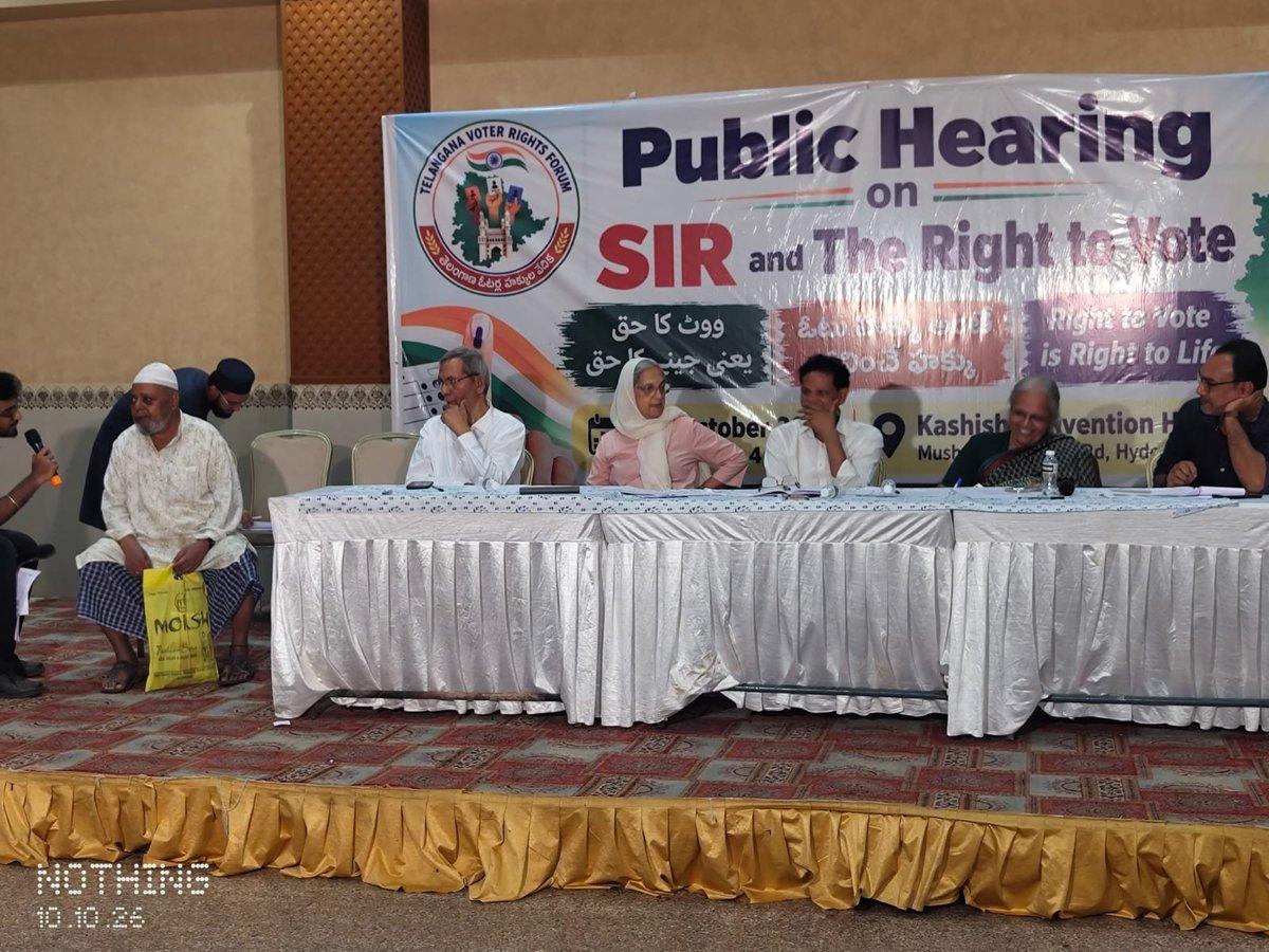 RT by @Love_peace_fait: : on organised by by people from constituency: Some of issues raised by people include: - No intimation
