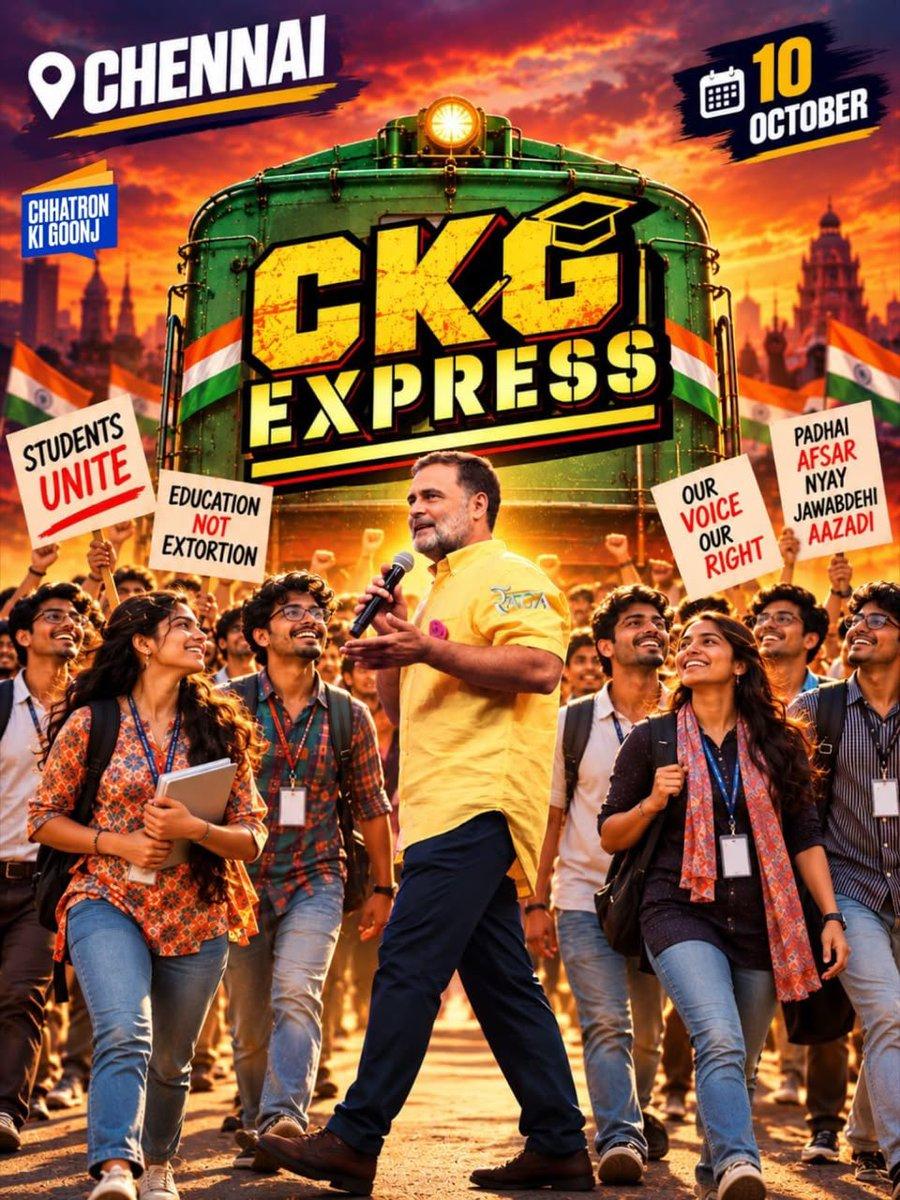 | 10 October 2026 @RahulGandhi