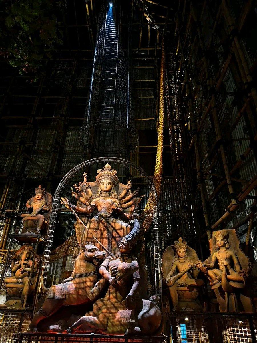 First Look ❤️✨ Kolkata Durga Festival 2026 Santoshpur Avenue South Construction - Deconstruction Sushanta Shibani Paul