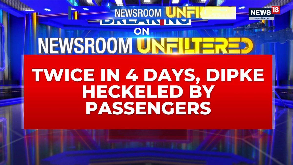 RT by @Sonalkapa: Cockroach 🪳 🪳 #AbhijitDipke confronted by Passengers at #Delhi #Airport.