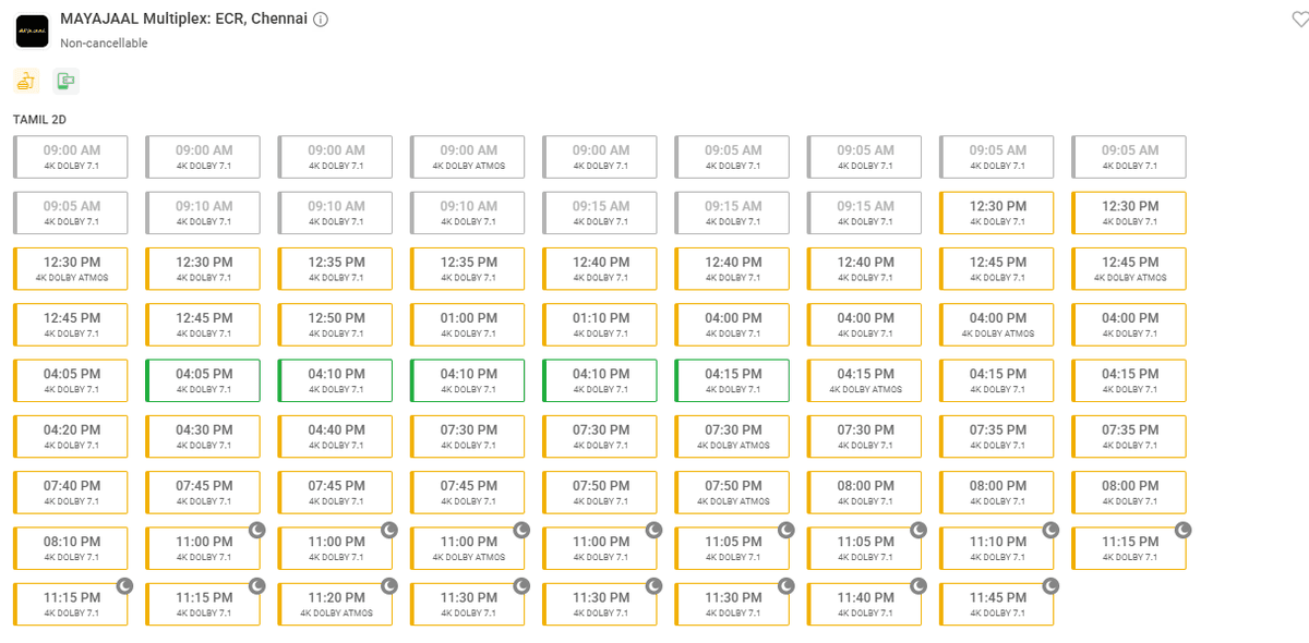 @rajinikanth Unbelivable 80 shows in a Single #chennai multiplex and all are packed. #Jailer2 #RajiniKanth @sunpictures