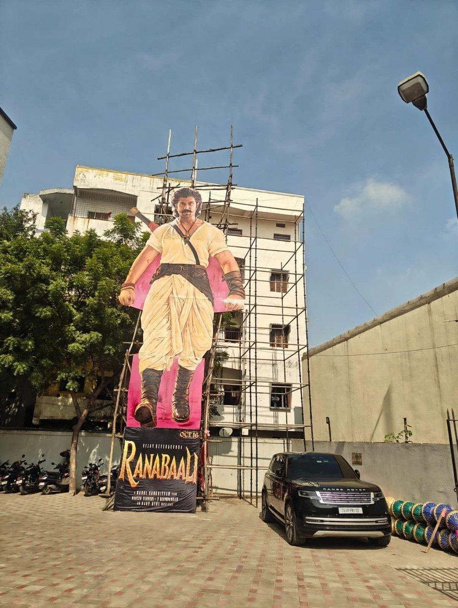 RT by @Rahul_Dongre007: The world of #Ranabaali looks superb 💥 and sounds 🔊 fantastic on the big screen.🔥 Had a mad experience at #Hyderabad best theatre 📍 Mythri Vimal 70mm, Balanagar. @RanabaaliMovi