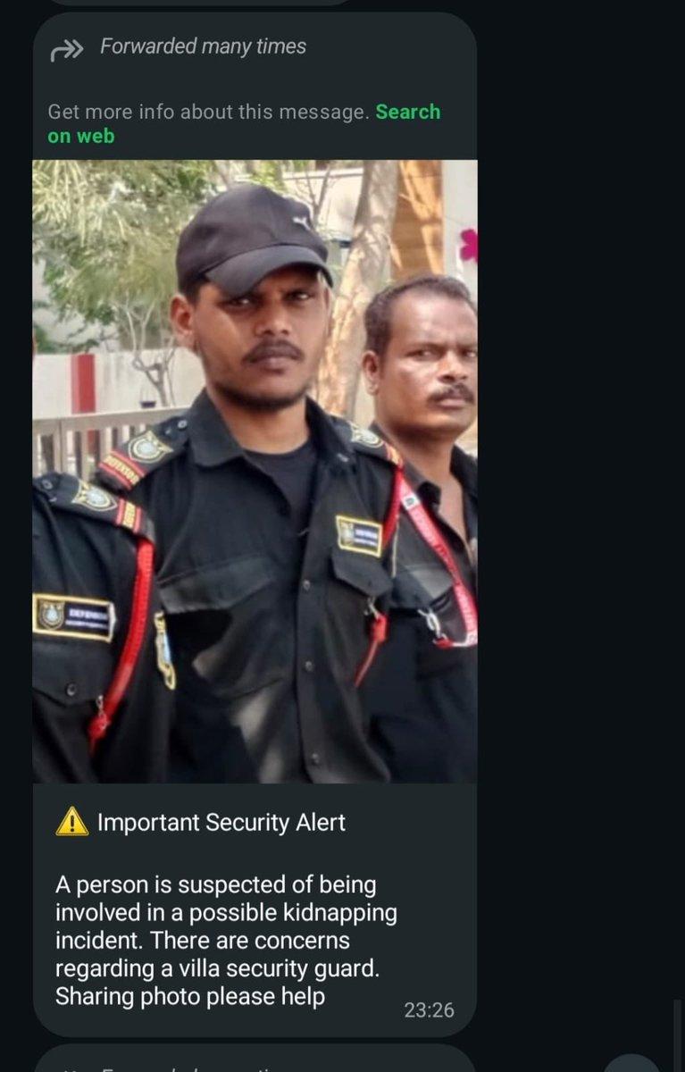 RT by @Aparchita__: : Security guard kidnapped a 5 years old, out of revenge of being removed from the job. Demanded Rs 20L ransom. Aureli was murdered. He tied a rock to her legs and put he