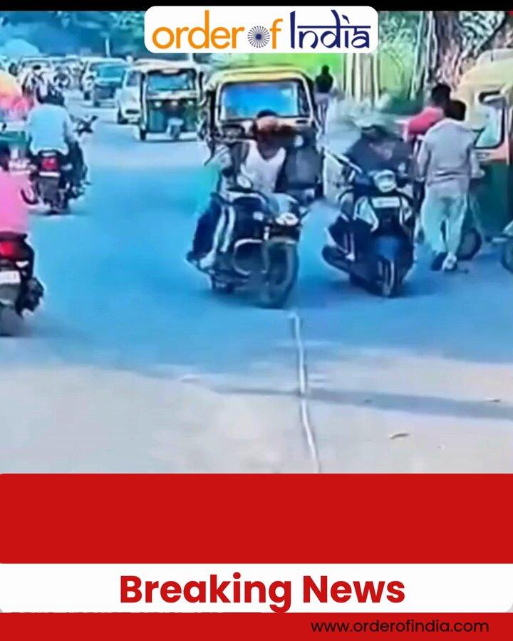 A man identified as Shahid Hussain was stabbed to death in Kalindi Kunj after bike-borne assailants reportedly intercepted his scooter.
