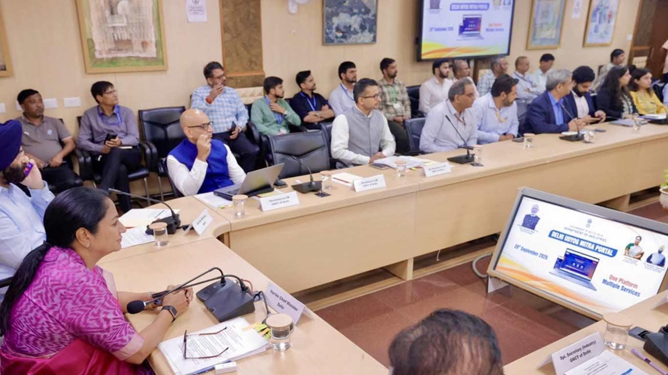 Delhi Govt Launches Udyog Mitra Portal to Simplify Approvals, Services for Businesses and MSMEs
