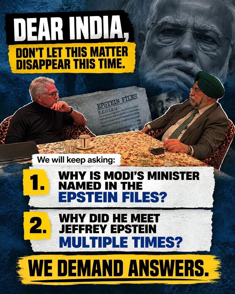 RT by @NarendraR007: Has the PM been compromised over the Epstein files? The reality may be darker than you think.