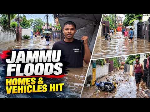 Heavy Rain Triggers Flash Flooding in Jammu, Homes and Vehicles Affected | Weather News | India