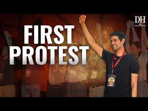 Dhruv Rathee: My Message To BJP Voters Is... | Influencer Addresses First Protest in Bengaluru