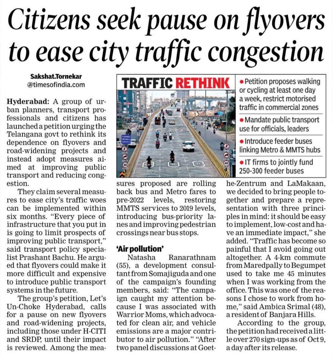 have a good reasonable fleet But the 1000x cars on roads, obstruct bus flow Before 2015 for Hyderabad, 2000 for Bengaluru the of buses was high, and thereby roa