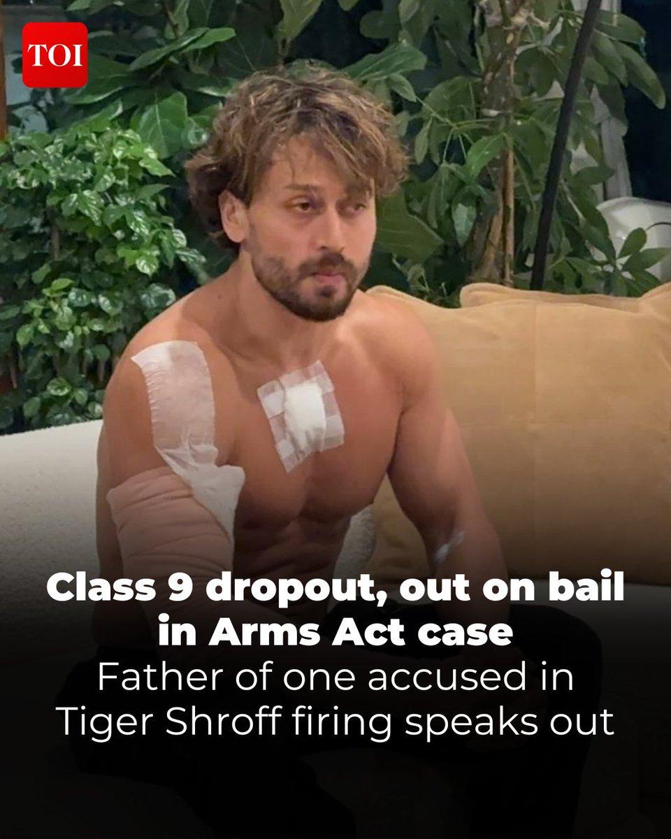 One of the three suspects detained in for their alleged involvement in the firing at actor in was out on bail in an Arms Act case, his father said. According to investi