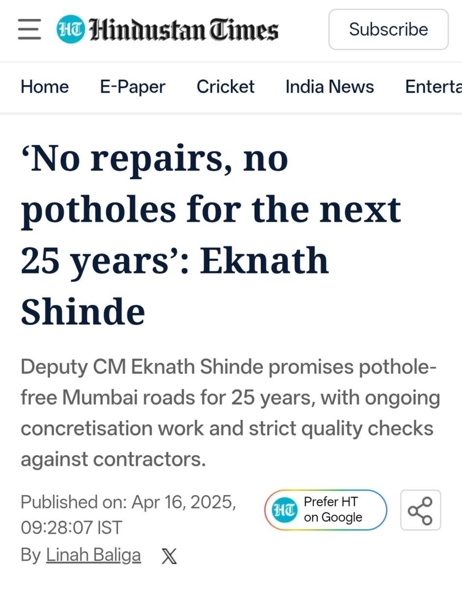 R to @rajtoday: How will some Contractors make more money, if new roads aren't dug again ? It's another matter, new roads were meant to be life long & done with long-term planning considering