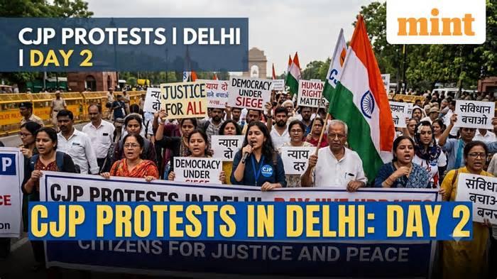 Delhi CJP Protest Highlights: All Cockroaches currently in Delhi should stay back- Read CJP's latest call