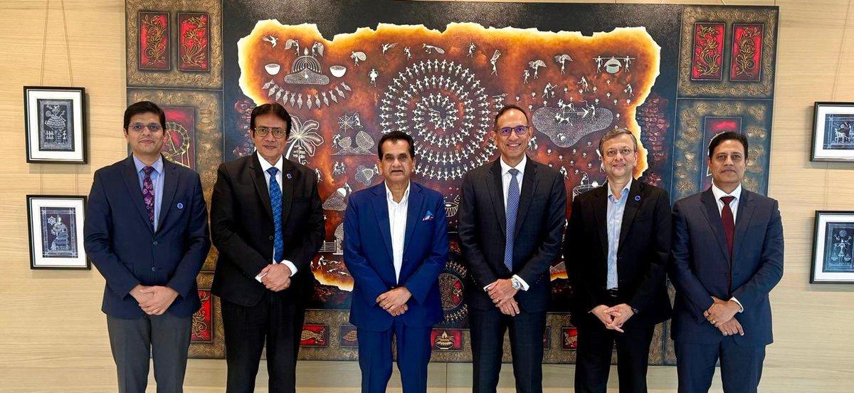Honoured to host Shri Amitabh Kant, Sr. Adviser, SMBC, and Mr. Rajeev Kannan, Sr. Managing Executive Officer, SMBC & Board Member, YES BANK, at YES BANK House, Mumbai. Humbled by Shri Amitabh Kant’s a