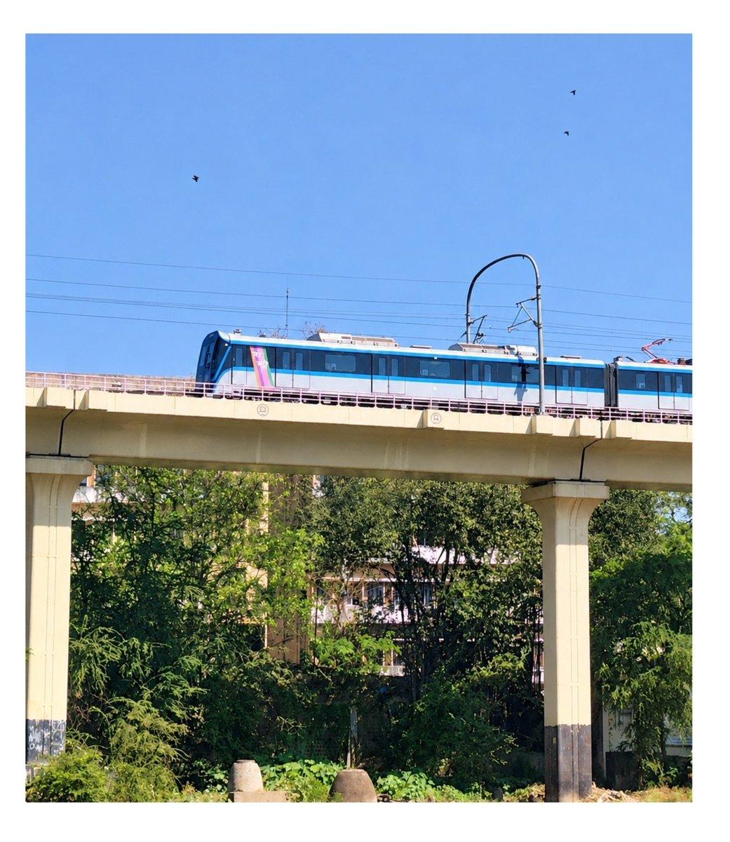 RT by @Theme_pic_India: Moving with the rhythm of the city..... Above the roads, beyond the rush......